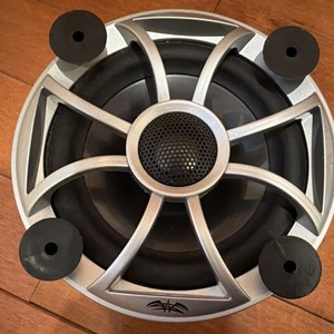 Wet Sounds Waterproof Marine Speaker Silver/Black Marine Audio Speaker 