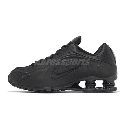 Nike Shox R4 Black Max Orange 2024 Women Unisex Casual Shoes