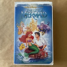 Vintage Little Mermaid VHS Banned Cover Walt Disney Black Diamond