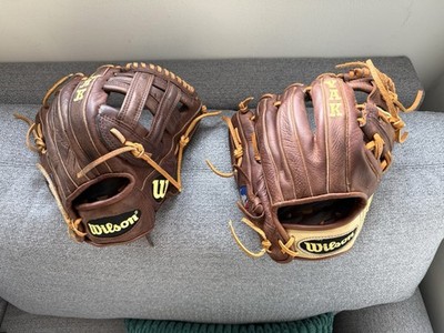 Wilson Yak Pack 2 Baseball Gloves - A2000 1786 & DW5 Base Himalayan Yak Leather