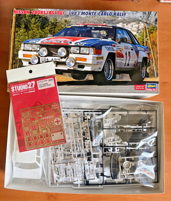 Hasegawa 20727 Nissan 240RS ''Monte Carlo Rally'' plus Studio27 Limited Edition