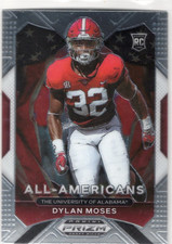 2021 Panini #190 Dylan Moses Alabama Crimson Tide Rookie Card. rookie card picture