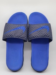 Nike Benassi Solarsoft Men\'s Size 8 Blue‎ Slides Sandals Beach Summer Shoes GUC Nike Solarsoft Slide for sale | eBay main image 4
