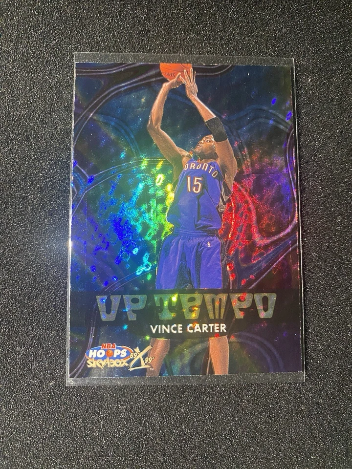 2001-02 Fleer Genuino SkyWalkers 🚀🔥Vince Carter, Up Tempo/1989, VC Lote Foto 3 de 4