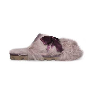 UGG COQUETTE MONGOLIAN PORT SHEEPSKIN CLASSIC PURPLE WOMEN'S