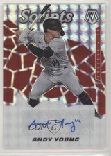 2021 Panini Mosaic Scripts Andy Young #SCR-AY Auto ni4