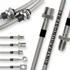 Für Opel Grandland X Stahlflex Bremsschläuche