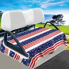 Golf Cart Seat Covers, YOKYHOM American Flag Design Golf Cart Seat Towel Blanket