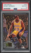 1995 Metal Basketball Magic Johnson #161 PSA 10 GEM MINT