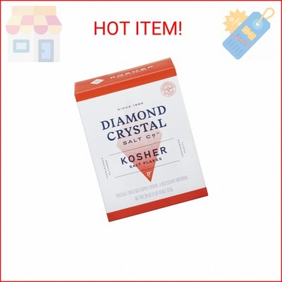 Diamond Crystal Kosher Salt Flakes - Full Flavor, No Additives - Staple for Prof