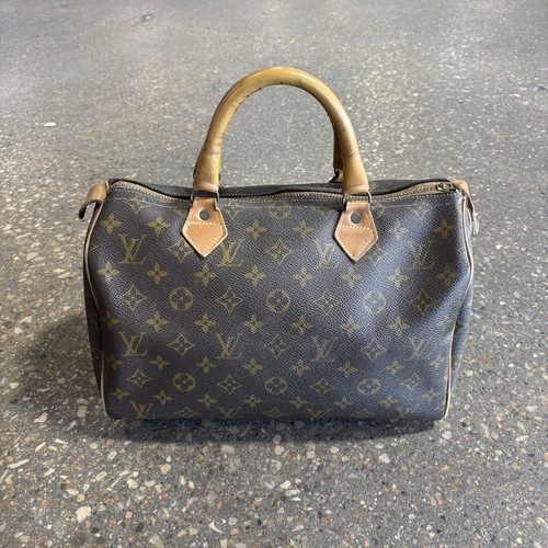 Authentic Vintage Louis Vuitton French Company Monogram Canvas Speedy 30 Bag USA