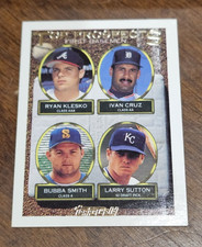 1993 Topps Prospects #423 Ryan Klesko Ivan Cruz Bubba Smith Larry Sutton Rc