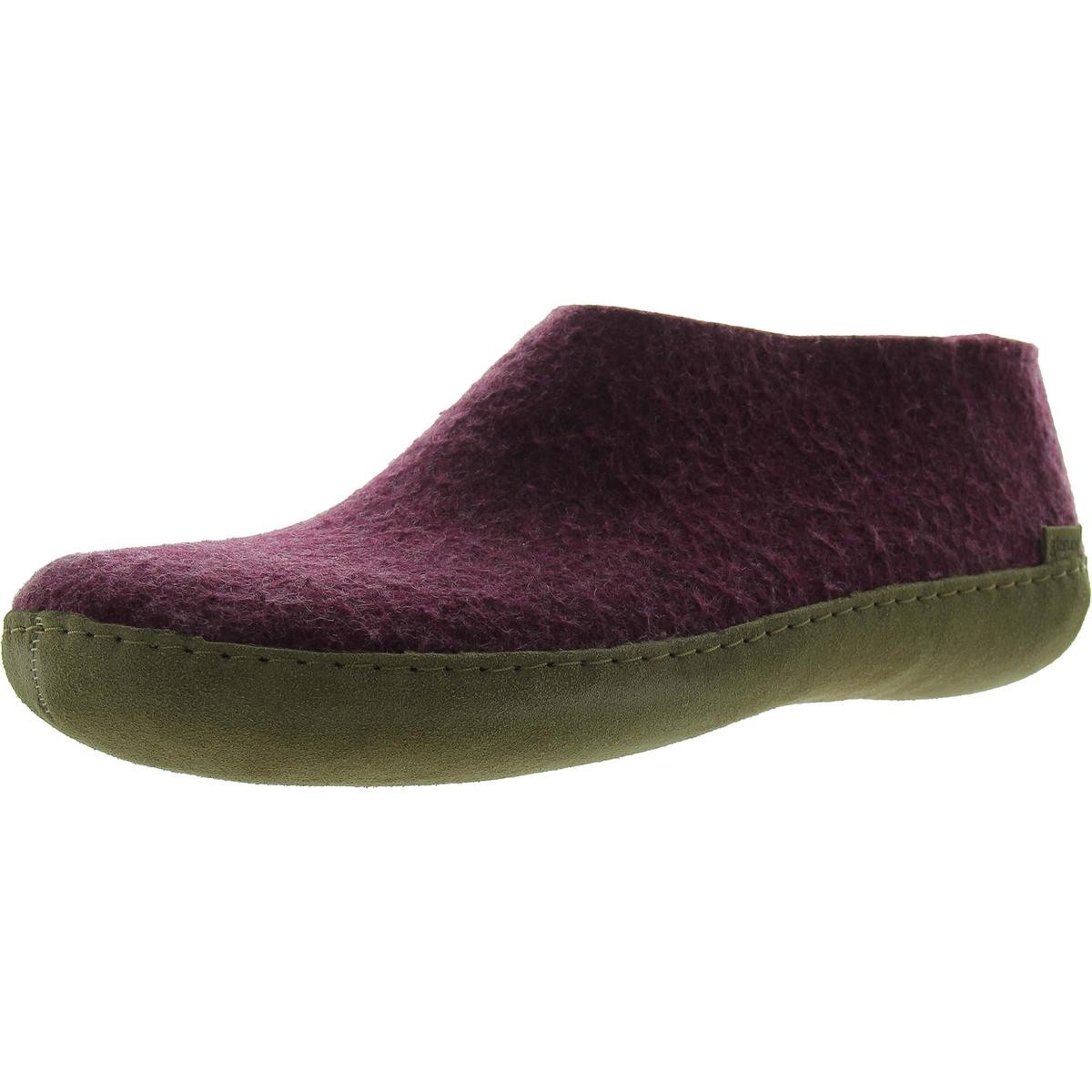 Glerups/ мужские шерстяные тапочки-слипоны клюквенно-красного цвета, 47 BHFO 5927