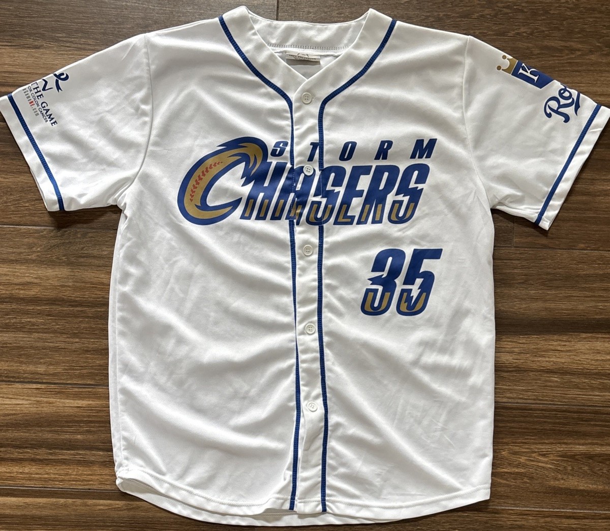 Eric Hosmer Omaha Storm Chasers Baseball Jersey - Adult M - White