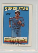 1988 Super Star Sticker Back Cards Tim Wallach Mark McGwire Frank White #9 0au4