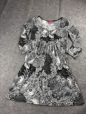 Sunny Leigh Mini Peplum Babydoll Dress Women S Paisley Y2K 00s Goth Grunge Fairy