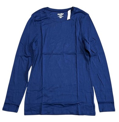 Old Navy Perfect Fit Long Sleeve T-Shirt Women's XL/TG/XG Dark Blue