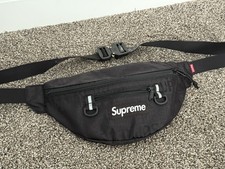 Supreme SS19 Waist Bag Black w/ Cobra Buckle