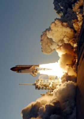 Space Shuttle Launch Poster 27''x40''