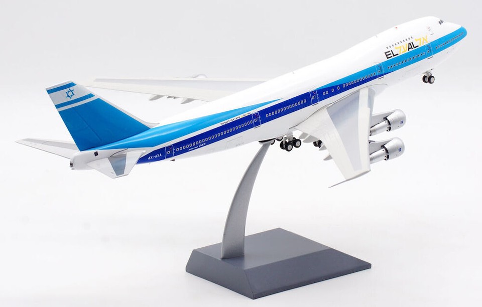 Inflight IF742LY1021 El Al Israel Boeing 747-200 4X-AXA Diecast 1/200 ...