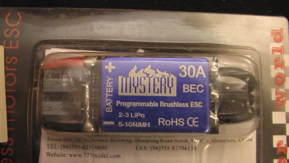 Mystery 20a Brushless Esc for RC Airplane - Image 2 of 3