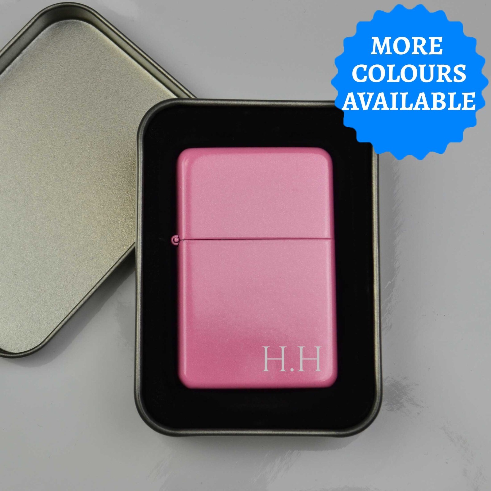 Personalised Lighter Custom Initials Gift Ideas for Birthday Wedding Men Women