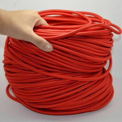 Cable de tela trenzada/redonda de 3 núcleos de colección flexible tela trenzada cables eléctricos - Imagen 87 de 127