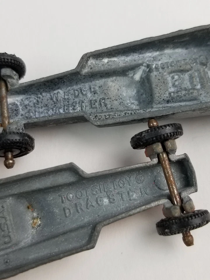 Lote 8 coches y remolques Tootsietoy Dragster Mustang Land Rover de colección Foto 4 de 4