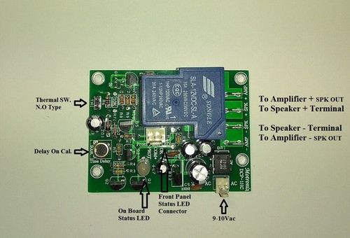 DCP-1HC Speaker Protection & Turn On Delay For High Power Monoblock Amplifier - Picture 7 of 12