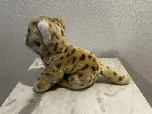 SAVE OUR SPACE Leopard Cub 12" Plush Rare 2015 Blue Eyes SOS Spotted Tan - Picture 2 of 8