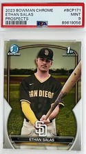2023 Bowman Chrome Ethan Salas 1st Bowman PSA 9 🔥#BCP171 Padres Top Prospect