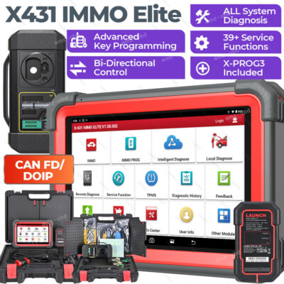 2026 LAUNCH X431 IMMO Elite Auto Programmier OBD2 Diagnosegerät Alle System