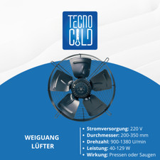 WEIGUANG AXIALVENTILATOR AXIALLÜFTER 230V IN...