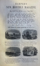 1853 Thomas Gray Poem Elegy Written in a Country Churchyard