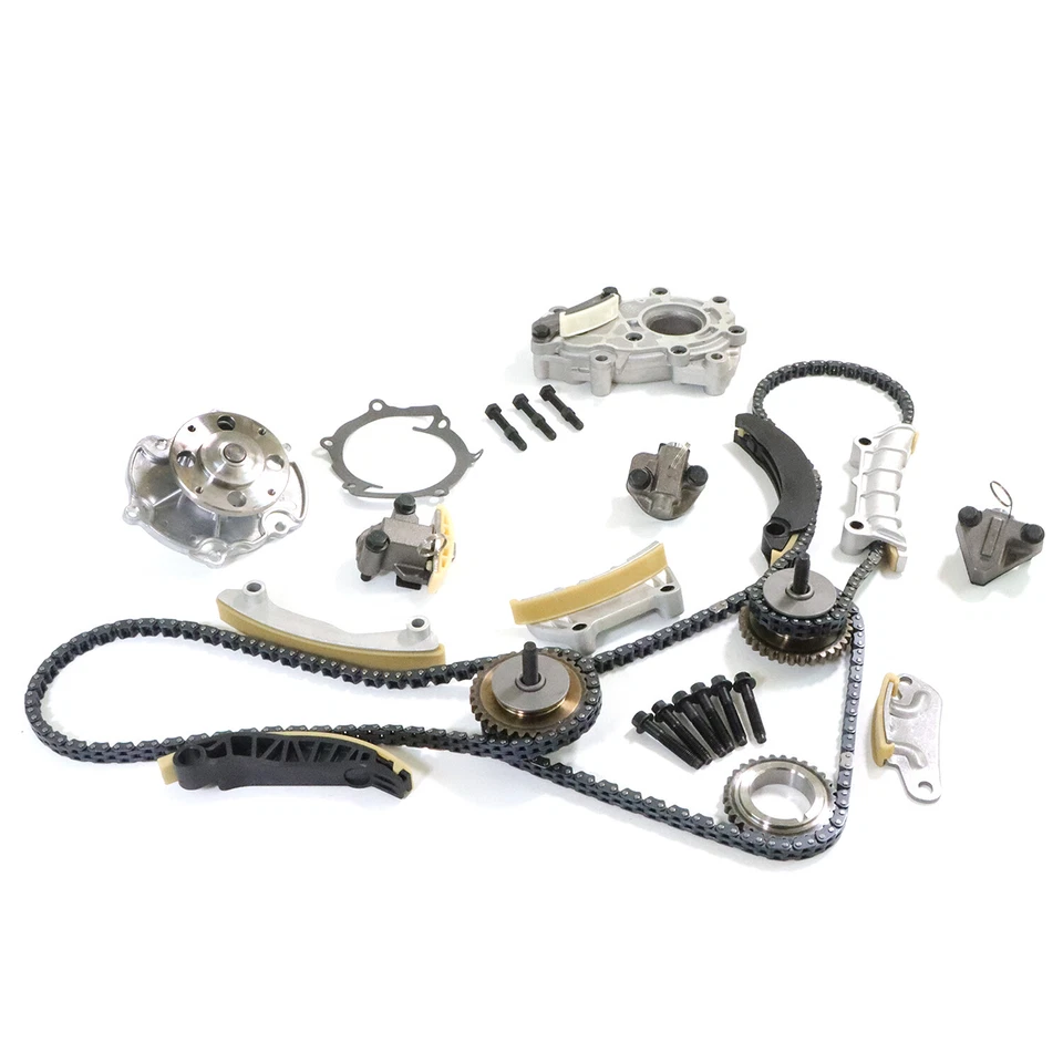 Kit de cadena de distribución bomba de aceite bomba de agua para Cadillac Buick Suzuki 2007-2016 3,6 L Foto 3 de 4