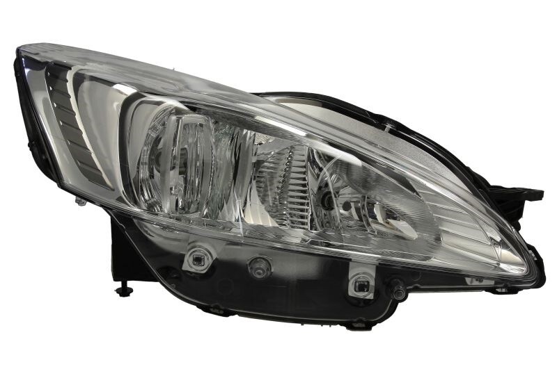 Phare avant droite électrique chromé H7 W5W de haute précision pour Peugeot 508