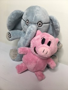 Yottoy Elephant & Piggie Mo Willems Plush Stuffed Animals 2 Pc Set | eBay