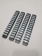 Lot of 4 TERMINAL BLOCK 14 ROW / Gang / Circuit