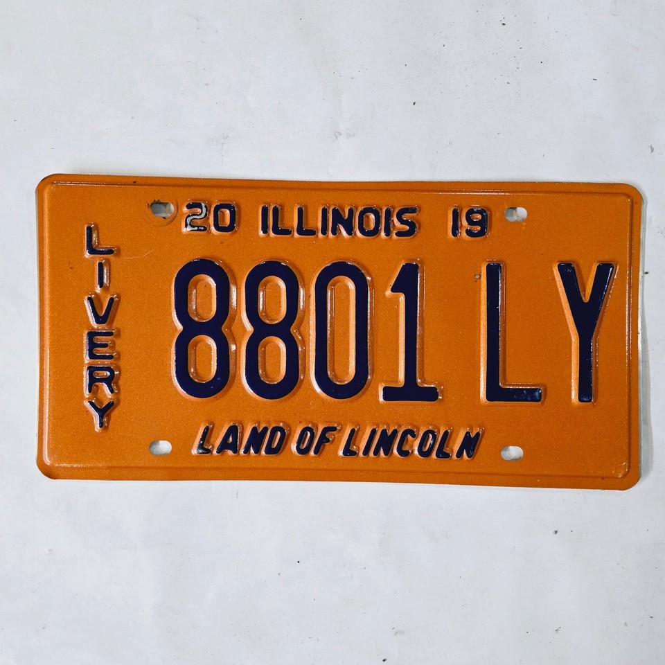 2019 ILLINOIS TAXI & LIVERY LICENSE PLATES 🔥FREE SHIPPING🔥YOUR CHOICE