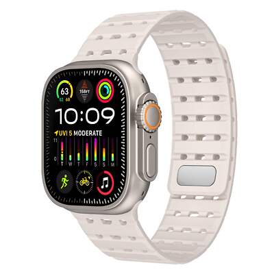 arktisband Silikonarmband Power für Apple Watch Series 1-8 9 10 SE Ultra Ultra 2