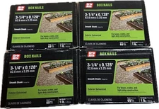 4 Pk Grip Rite 69 Ct Box Nails 3-1/4"x0.128" Smooth Shank Galvanized
