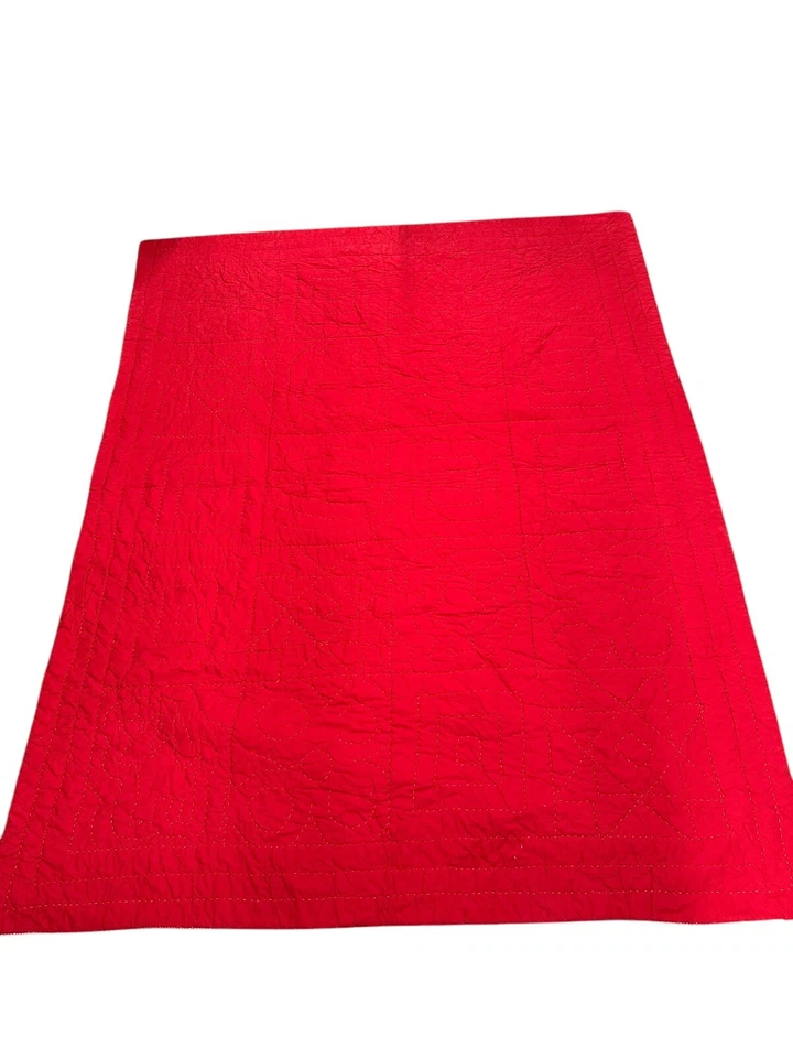 Edredón Pottery Barn Kids Navidad Patchwork “Fue la noche antes de Navidad” Foto 4 de 4