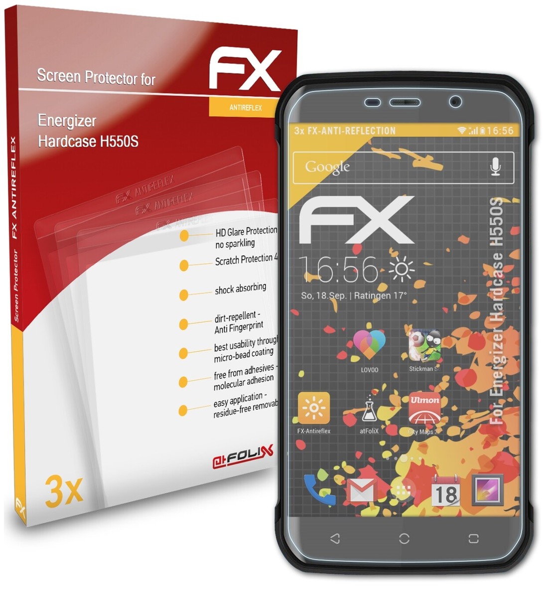 Film de protection montre connectée atFoliX convient pour Zeblaze GTS