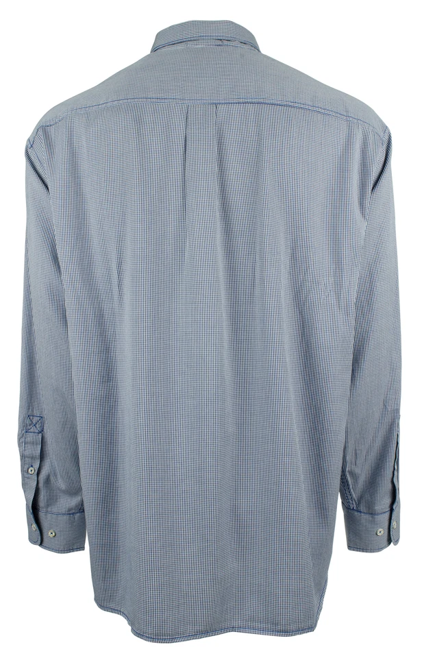 Camisa abotonada Tommy Bahama manga larga a cuadros grandes y altos para hombre Foto 2 de 4