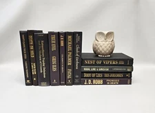 Lot of 11 Neutral Faded Brown HC Décor Books (Lot B)