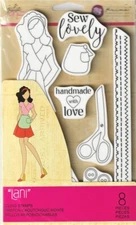 Julie Nutting - Lani Doll Cling Stamp Prima Marketing Mixed Media 913625