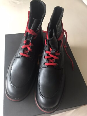 MOMA Stiefelette Stiefel Gr. 41 Neu Made in Italy Schwarz/ Grau Neu mit Karton.