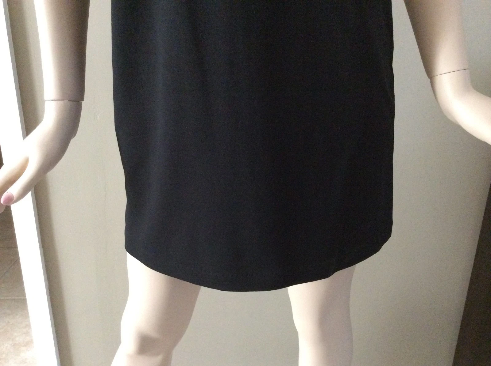 MICHAEL Michael Kors abito nero senza maniche a tubino con cerniera firmata taglia P S