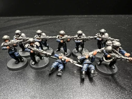 Warhammer 40k Imperial Guard old sculpt cadian shock troops plastic 10x OOP Pain