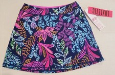 Lilly Pulitzer Luxletic UPF 50 Calypso Coast Skort Girls M 6-7 NWT